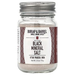 Burlap & Barrel, Sel noir minéral, 70 g