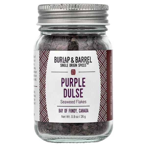 Burlap & Barrel, 퍼플 덜스, 해초 플레이크, 26g(0.9oz)