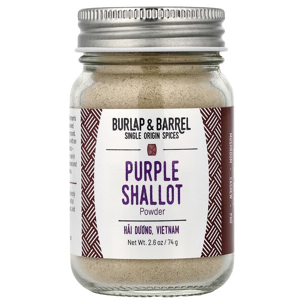 Burlap & Barrel, 퍼플 샬롯 분말, 74g(2.6oz)