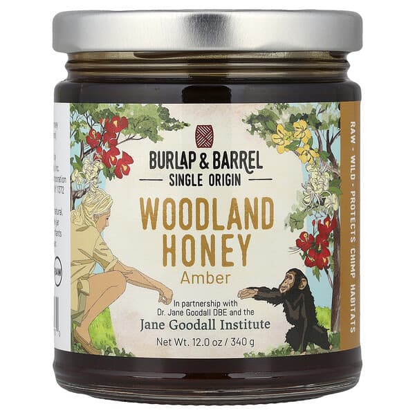 Burlap & Barrel, Woodland Honey, Amber, 340 g (12 oz)