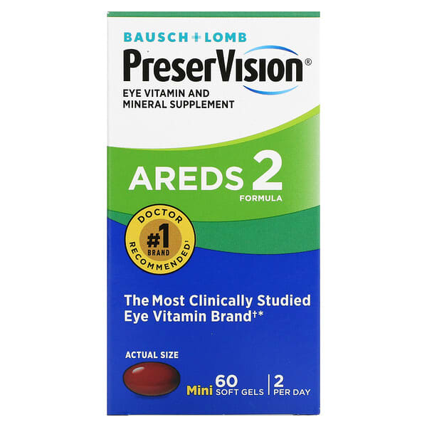 PreserVision, AREDS 2 配方，60 粒軟凝膠