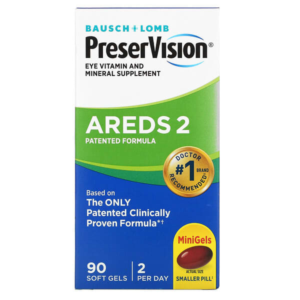PreserVision, AREDS 2 Formula, 90 Soft Gels