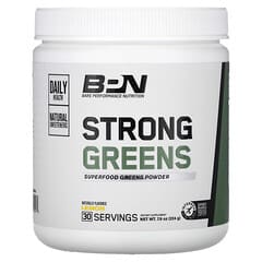 Bare Performance Nutrition, Strong Greens, Superfood Greens Powder, Lemon