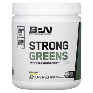 BPN, Strong Greens, порошок из суперпродуктов, лимон, 224 г (7,9 унции)