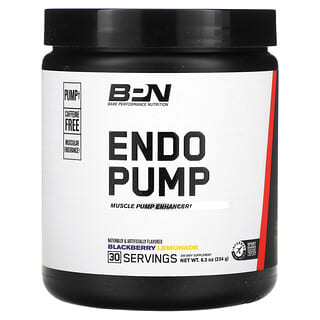 BPN, Endo Pump, 근육 펌프 기능 강화, 블랙베리 레모네이드, 234g(8.3oz)