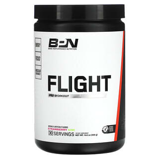 BPN, Flight Pre-Workout, truskawka z kiwi, 420 g