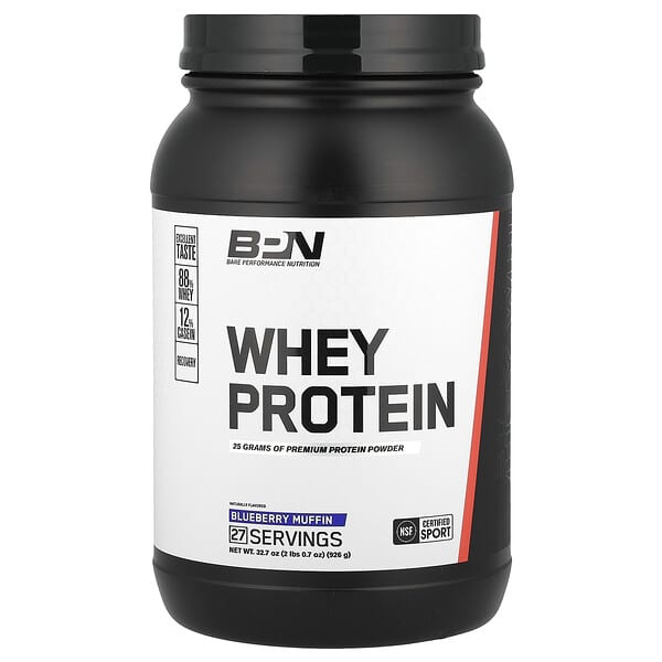 BPN, 유청 단백질 분말, 블루베리 머핀 맛, 926g(2lb0.7oz)