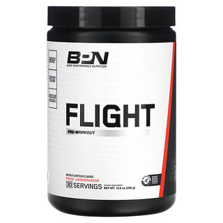 BPN, Flight Pre-Workout，粉色檸檬水味，13.8 盎司（390 克）