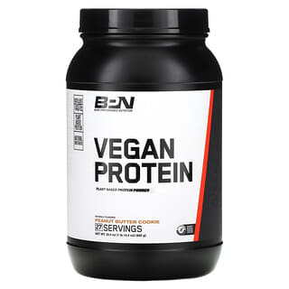 BPN, Proteína vegana, Galleta de mantequilla de maní`` 862 g (1 lb)
