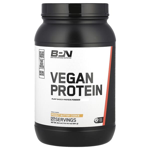 BPN, 비건 단백질, 땅콩 버터 쿠키, 861g(1lb 14.4oz)