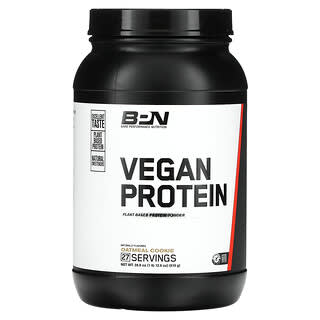 BPN, Proteína vegana, Galleta de avena`` 819 g (1 lb)