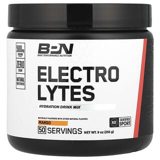 BPN, Electrolytes, смесь для увлажняющих напитков, манго, 255 г (9 унций)