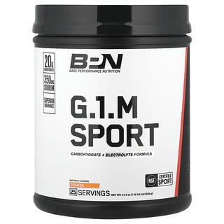 بير بيرفورمانس نيوتريشن‏, G.1.M Sport ، برتقال ، 1 رطل 5.4 أونصة (608 جم)