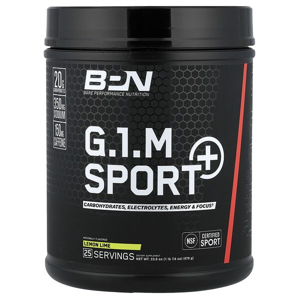 G.1.M Sport+, Lemon Lime, 1 lb 7.8 oz (678 g)