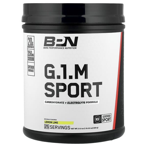 BPN, G.1.M 스포츠, 레몬 라임 맛, 620g(21.9oz)