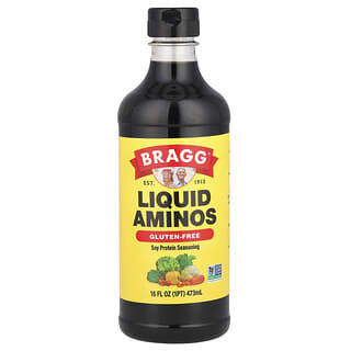 Bragg, Aminos Líquidos, Tempero de Proteína de Soja, 473 ml (16 fl oz)