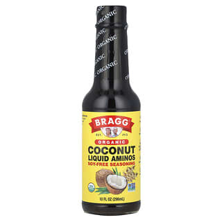 Bragg, Aminos líquidos de coco orgánico, Condimento sin soya, 296 ml (10 oz. Líq.)