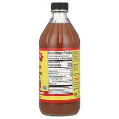 オーガニックアップルサイダービネガー、クランベリーアップル、473ml