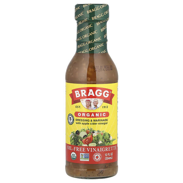 Bragg, 有機調味汁和滷汁，含蘋果醋，12 液量盎司（354 毫升）