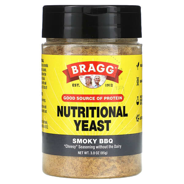 Bragg, 營養酵母，煙燻燒烤，3 盎司（85 克）