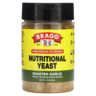 Bragg, Пищевые дрожжи, обжаренный чеснок, 85 г (3 унции)