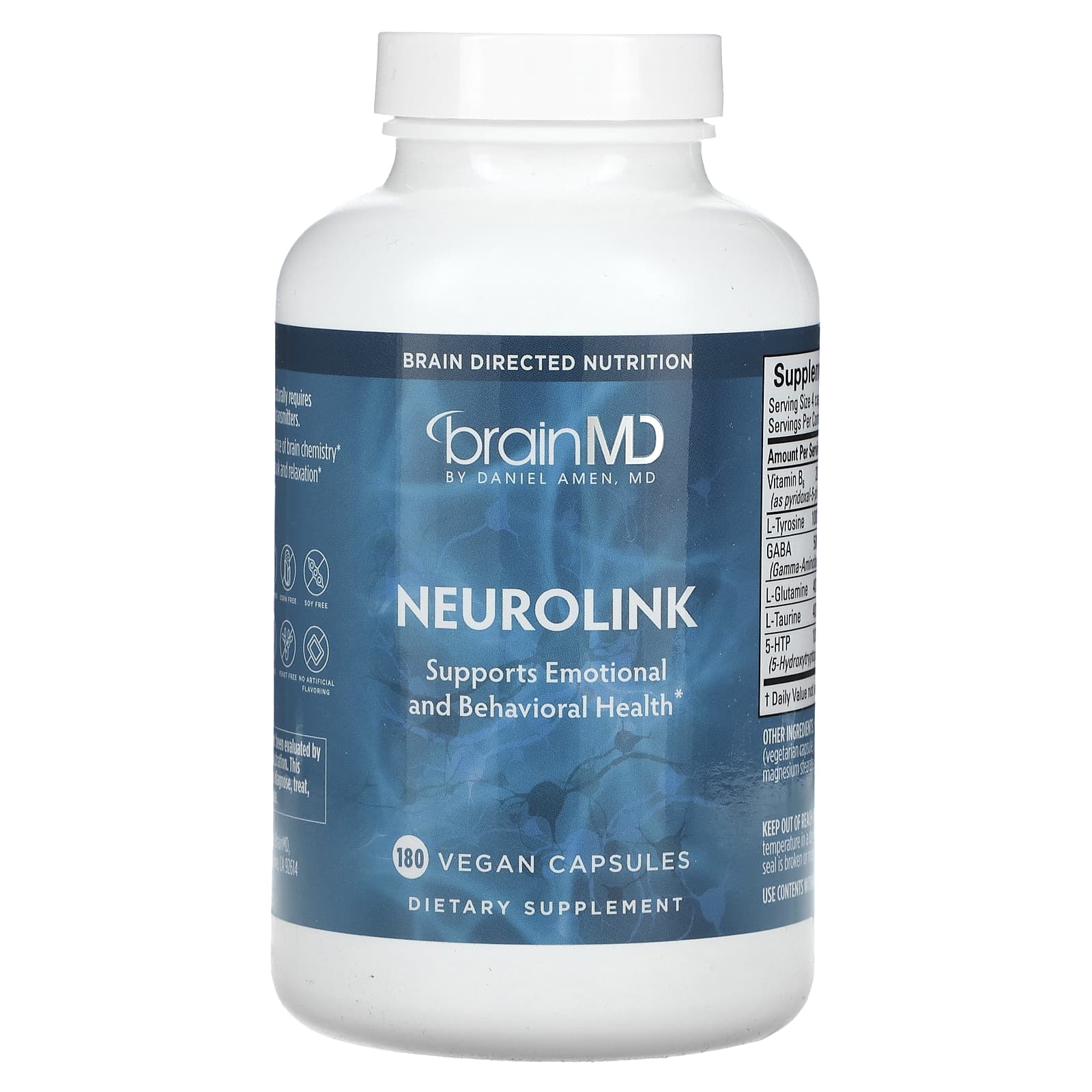 Neurolink、ヴィーガンカプセル180粒