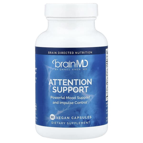 BrainMD, Attention Support, 90 Vegan Capsules