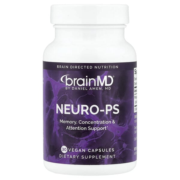 BrainMD, Neuro-PS, 30 Vegan Capsules (150 mg per Capsule) — product photo 1