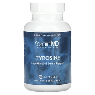BrainMD, тирозин, 120 капсул