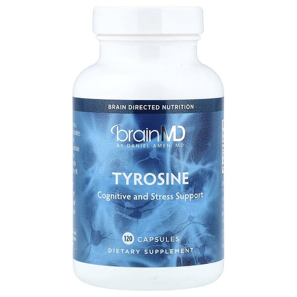 BrainMD, Tyrosine, 120 Capsules (500 mg per Capsule) — product photo 1