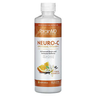 BrainMD, Neuro-C, Agrumes et vanille, 473 ml