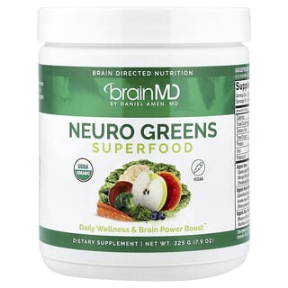 BrainMD, Superalimento Neuro Greens`` 225 g (7,9 oz)