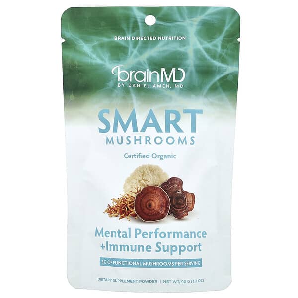 BrainMD, Smart Mushrooms, 3.2 oz (90 g)