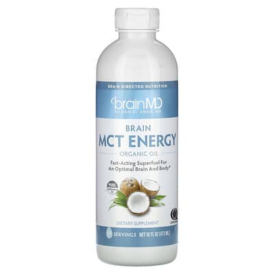 BrainMD, Brain MCT Energy, Organic Oil, 16 fl oz (473 ml)