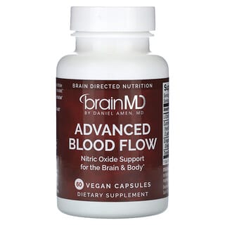 BrainMD, Flujo sanguíneo avanzado, 60 cápsulas veganas
