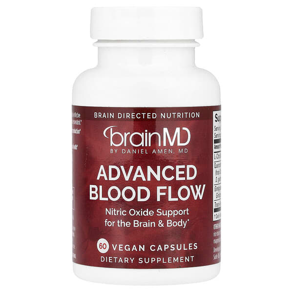 BrainMD, Flujo sanguíneo avanzado, 60 cápsulas veganas