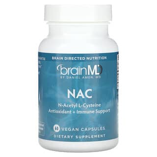 BrainMD, NAC, 60 cápsulas veganas