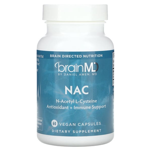 BrainMD, NAC，600 毫克，60 粒全素膠囊