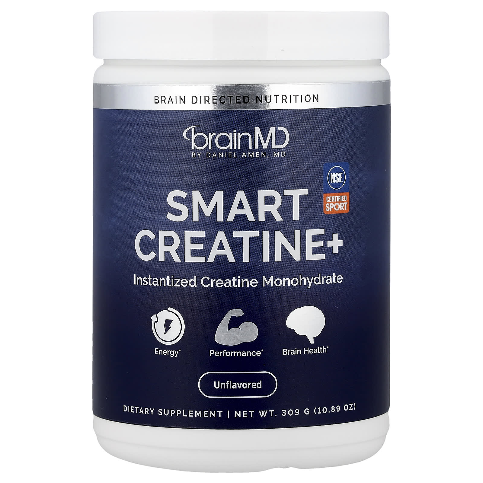 メンズドリーム(ディープチェンジクレアチン) BrainMD スマートクレアチンプラス プレーン 309 g | iHerb