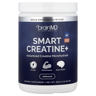 BrainMD, Smart Creatine+, Sin sabor, 350 g (12,35 oz)