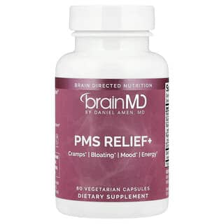 BrainMD, PMS Relief+, 60 cápsulas vegetales