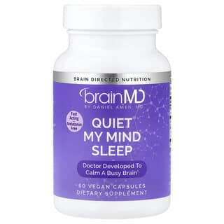 BrainMD, Quiet My Mind Sleep, 60 Vegan Kapsül