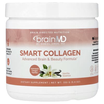 BrainMD, Smart Collagen, Vanilla Extract, 5.4 oz (153 g)