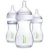 Breeze, Baby Bottles, Slow Flow, 0m+, 3 Pack, 5 oz (147 ml) Each