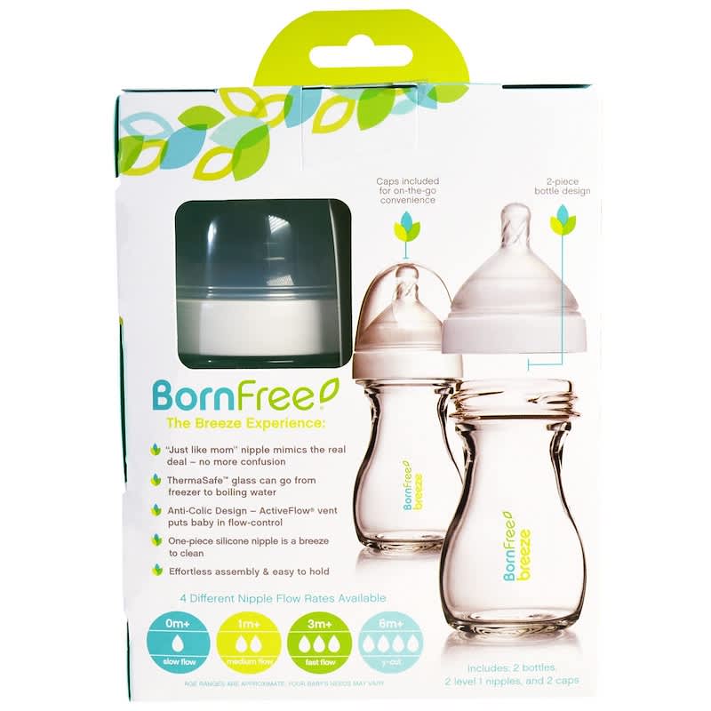 Born free breeze sales glass bottles