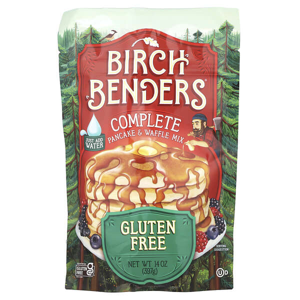 Birch Benders, 컴플리트 팬케이크 & 와플 믹스, 글루텐 무함유, 397g(14oz)
