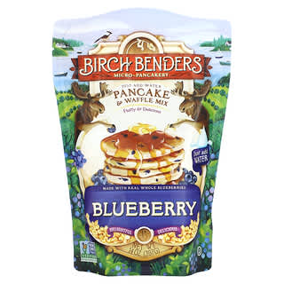 Birch Benders, Mezcla para panqueques y gofres, Arándano azul, 397 g (14 oz)