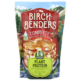 Birch Benders, Complete Pancake & Waffle Mix, Plant Protein, 14 oz (397 g)