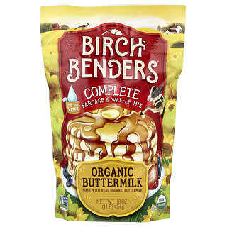 Birch Benders, Pancake &; Waffle Mix, Βιολογικό βουτυρόγαλα, 1 lb (454 g)