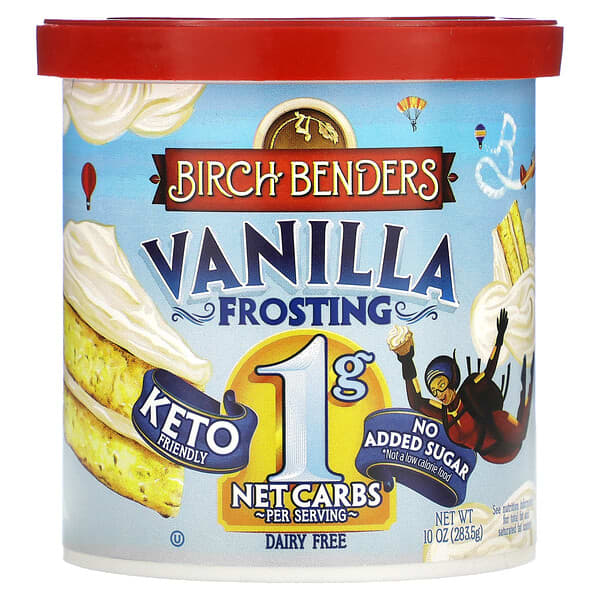 Birch Benders Keto Frosting - Vanilla - 10 Oz (6-Pack)